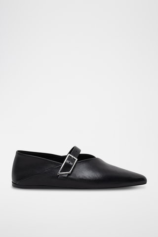 Babies en cuir - Écru