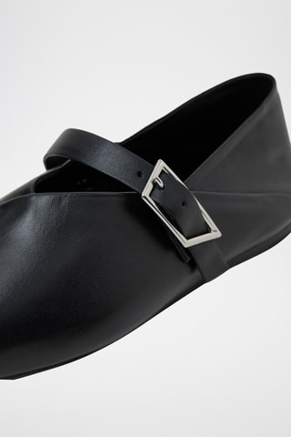 Babies en cuir - Écru