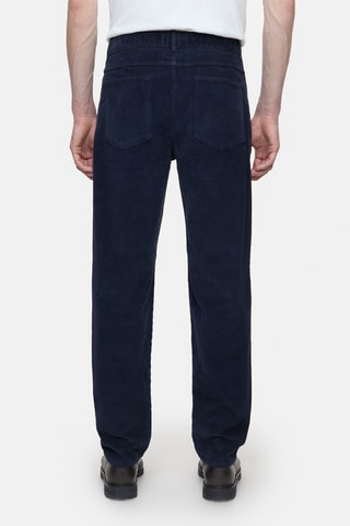 Pantalón tapered de pana - Negro