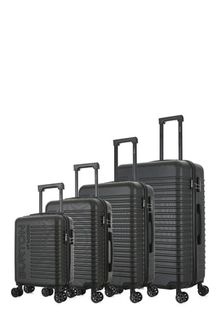 Set van 4 Trolleys Oxford - 47/57/67/76 cm - Zwart