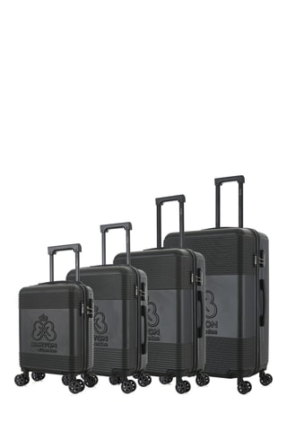 Set van 4 Trolleys Liverpool - 47/57/67/76 cm - Zwart