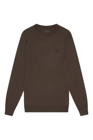Jersey de lana merino - Marrón