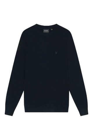 Jersey de lana de cordero - Azul marino