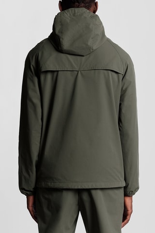 Chaqueta con capucha - Verde oscuro