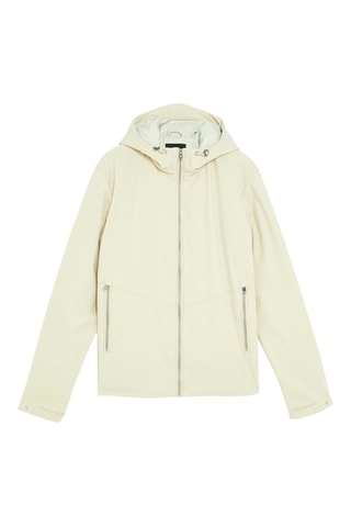 Chaqueta con capucha - Gris claro