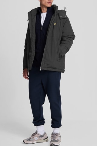 Chaqueta con capucha - Negro