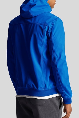 Chaqueta con capucha - Azul eléctrico