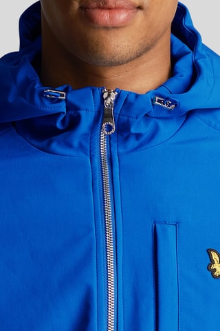 Chaqueta con capucha - Azul eléctrico