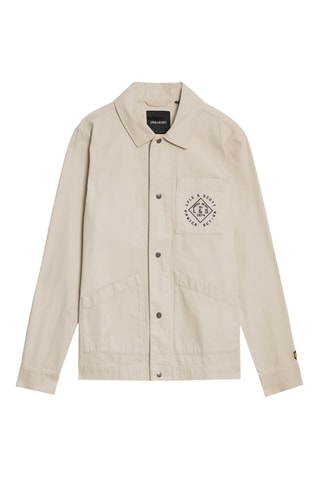 Sobrecamisa regular fit - Crudo