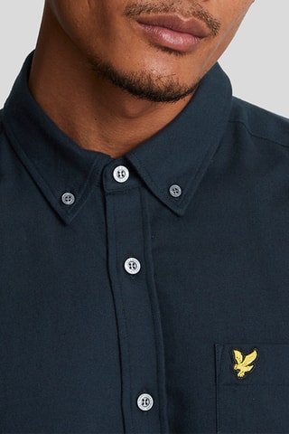 Camisa regular fit - Azul marino