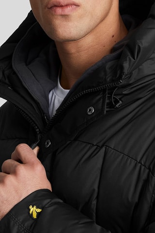 Anorak con capucha - Negro