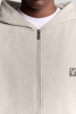 Sudadera con capucha - Beige jaspeado