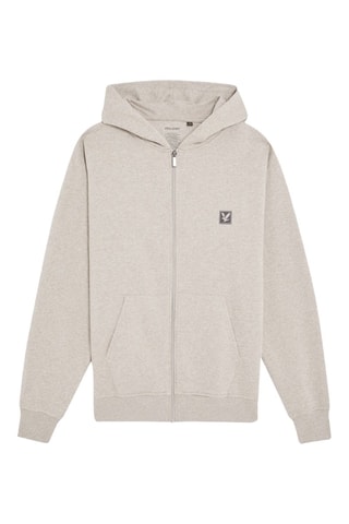 Sudadera con capucha - Beige jaspeado