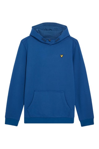 Sudadera polar con capucha - Azul cobalto