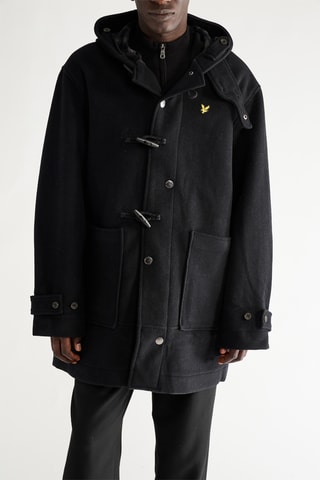 Trenca con capucha - Negro