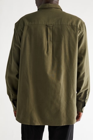 Camisa regular fit - Verde oliva