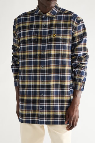Camisa regular fit - Azul