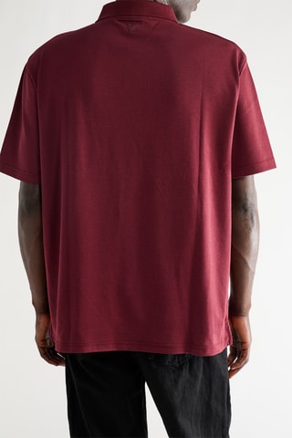 Polo regular fit - Burdeos