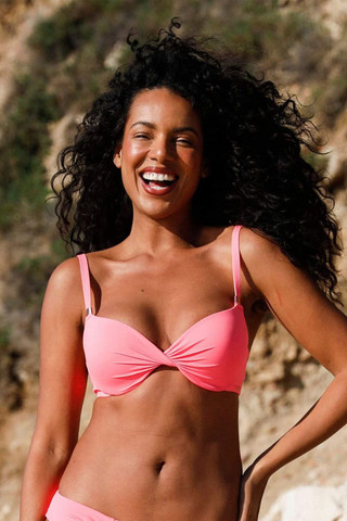 Bikinitop met Cups Gindiego - Roze - Cup B tot E