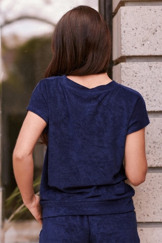 T-shirt Davina - Marineblauw