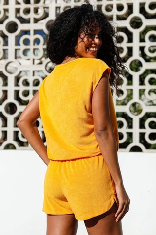 Playsuit Davina - Geel