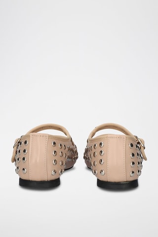 Babies en cuir - Beige