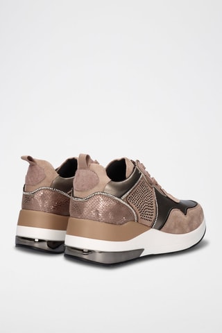 Sneakers plateformes - Kaki