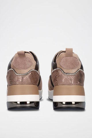 Sneakers plateformes - Kaki