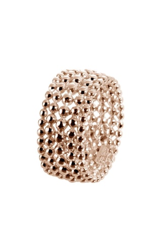 Anillo - Plata chapada en oro rosa
