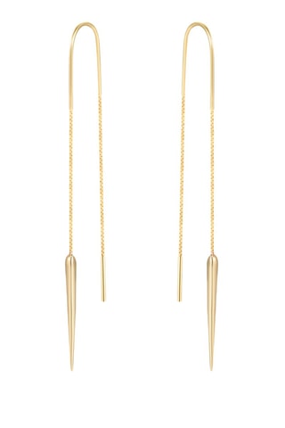 Pendientes - Plata chapada en oro amarillo