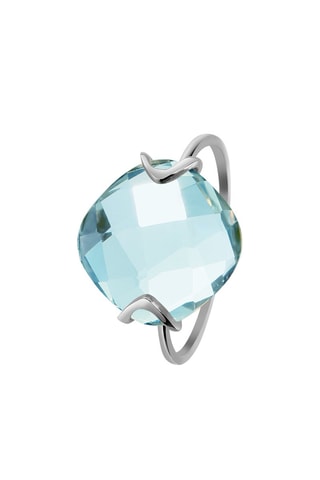 Anillo - Plata y cuarzo