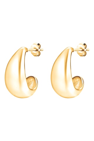 Pendientes - Plata bañada en oro amarillo