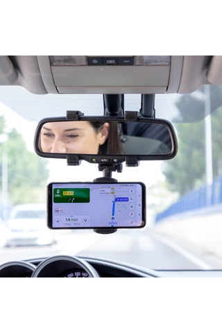 Supporto auto per cellulare -  Per retrovisore