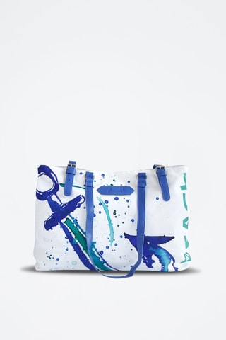 Shopping bag Anemoss - Bianco