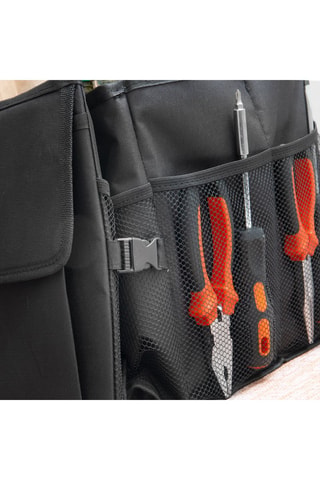 Organizer bagagliaio auto pieghevole - Nero