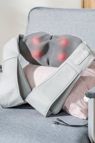 Massaggiatore Shiatsu termico per nuca - Grigio
