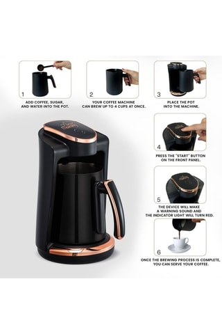 Caffettiera espresso in acciaio inossidabile Any Morning - 25 cl - 400 W