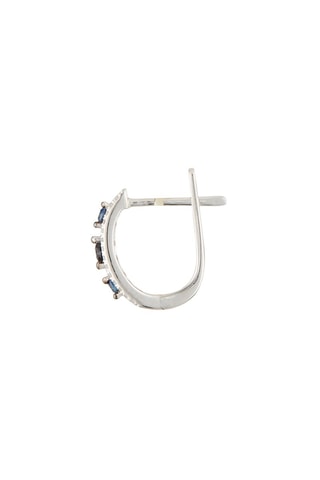 Pendientes Neptune - Oro blanco, diamantes y zafiros