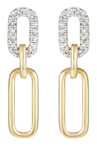 Pendientes Ayumi - Oro amarillo y diamantes