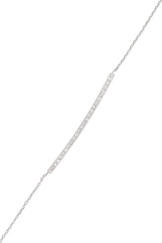 Pulsera Ruissellement  - Oro blanco y diamantes
