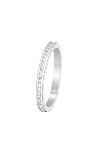 Alianza - Oro blanco y diamantes