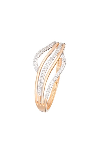 Anillo Mélodie - Oro rosa y diamantes