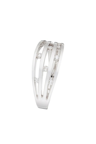 Anillo Polka dot  - Oro blanco y diamantes