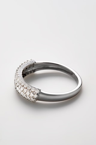 Anillo Signs - Oro blanco y diamantes