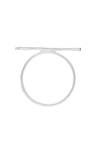 Anillo Serpentine  - Oro blanco y diamantes