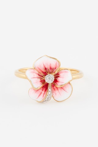 Anillo Azalea - Oro amarillo y diamantes