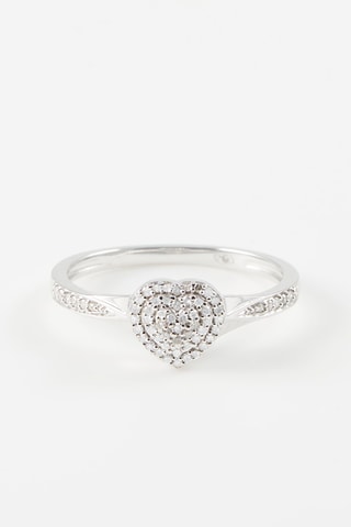 Anillo Mon amour - 
Oro blanco y diamantes