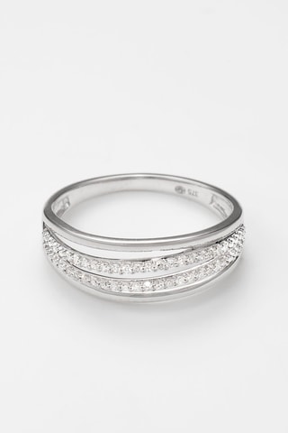 Anillo Marcia - Oro blanco y diamantes