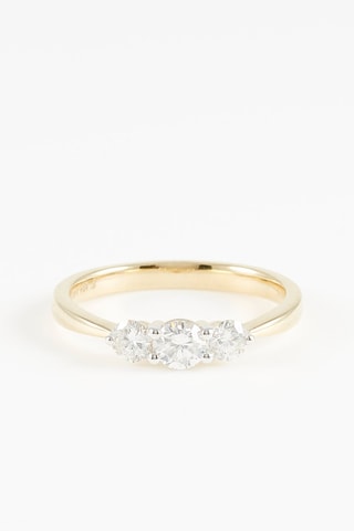 Anillo - Oro amarillo y diamantes