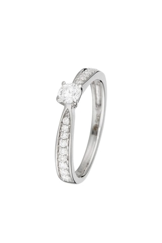 Alianza I Do - Oro blanco y diamantes